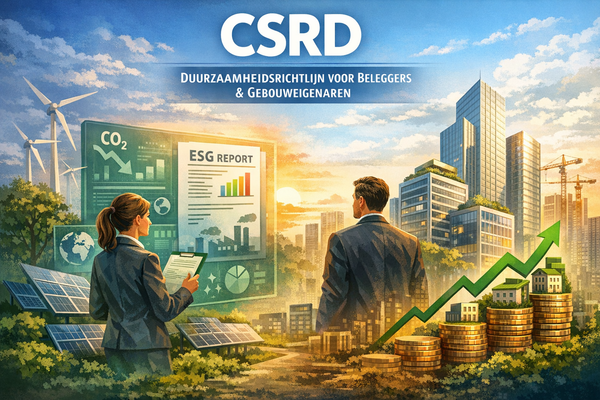 CSRD: Wat betekent deze duurzaamheidsrichtlijn voor beleggers en gebouweigenaren?